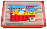 Creioane colorate Stabilo Trio Thick, 12 culori, 96 bucati / set, 4.2 mm, cutie plastic