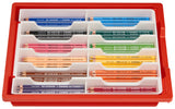 Creioane colorate Stabilo Trio Thick, 12 culori, 96 bucati / set, 4.2 mm, cutie plastic