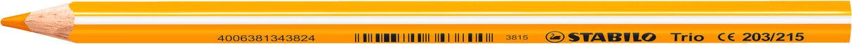 Creioane colorate Stabilo Trio Thick, 12 culori, 96 bucati / set, 4.2 mm, cutie plastic