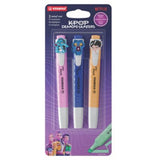 Textmarker Stabilo swing cool K-Pop Demon Hunters,Saja Boys, 3 culori / set