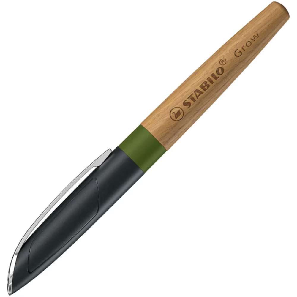 Pix Stabilo Grow, 0.5 mm, M, materiale eco, moss green/oak