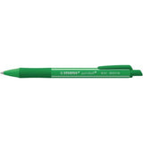 Pix cu mecanism Stabilo Pointball colorful, 0.5 mm, 87% plastic biodegradabil, verde
