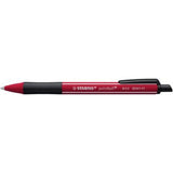 Pix cu mecanism Stabilo Pointball NatureCOLORS Wildflowers, 0.5 mm, corp burgundy, mina albastra