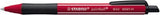 Pix cu mecanism Stabilo Pointball NatureCOLORS Wildflowers, 0.5 mm, mina albastra, 4 bucati / set