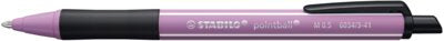 Pix cu mecanism Stabilo Pointball NatureCOLORS Wildflowers, 0.5 mm, corp grey violet, mina albastra