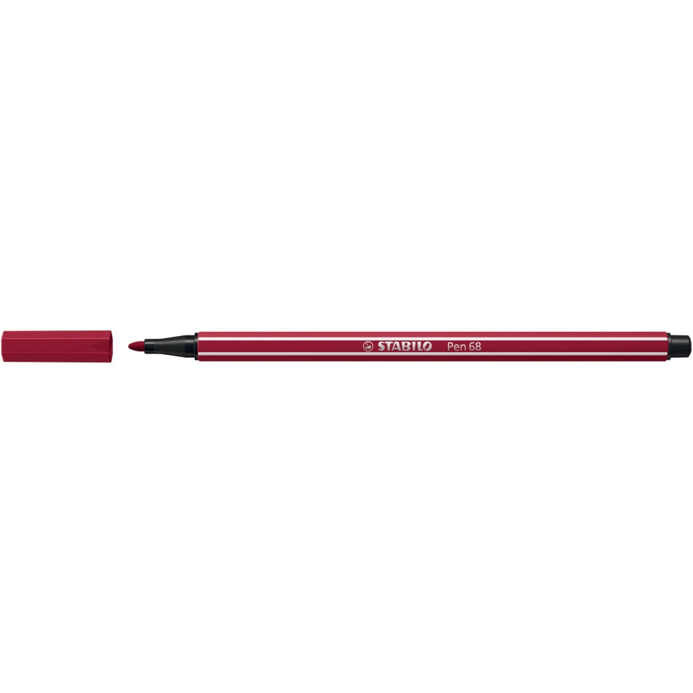 Carioca Stabilo Pen 68, 1 mm, 30 culori / set, cutie metalica