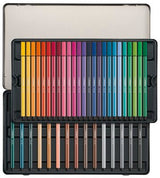 Carioca Stabilo Pen 68, 1 mm, 40 culori / set, cutie metalica