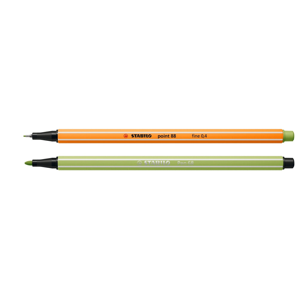 Stabilo Pastellove Point 88 x 6, carioca Pen 68 x 6, 12 bucati  / set, etui carton