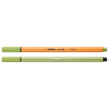Stabilo Pastellove Point 88 x 6, carioca Pen 68 x 6, 12 bucati  / set, etui carton