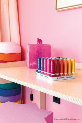 Textmarker Stabilo Boss Pantone, set de birou cu 30 nuante