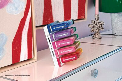 Textmarker Stabilo Boss Pantone, set de birou cu 30 nuante