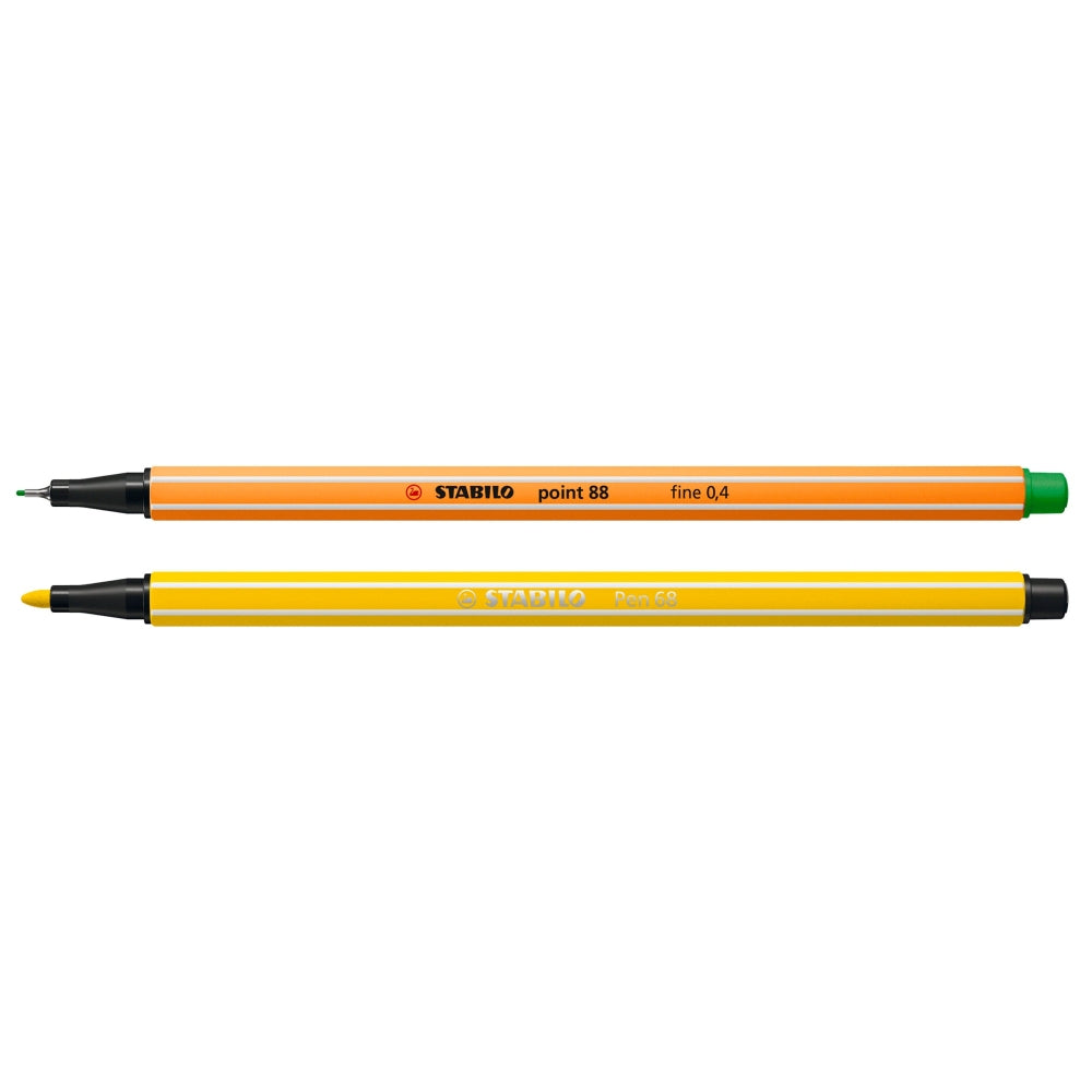 Stabilo Pen 68 x 34 culori, fineliner Stabilo Point 88 x 34 culori, 68 culori / set, etui carton Arty