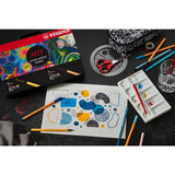 Stabilo Pen 68 x 34 culori, fineliner Stabilo Point 88 x 34 culori, 68 culori / set, etui carton Arty