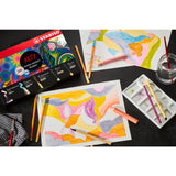Stabilo Pen 68 x 12 culori, Point 88 x 12 culori, Aquacolor x 12 culori, woody 3 in 1 x 9 culori, Boss Original Pastel x 5 culori, 50 bucati / set, etui carton Arty