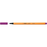 Fineliner Stabilo Point 88 Pastellove, 0.4 mm, 12 culori  / set, etui carton