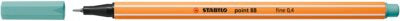 Fineliner Stabilo Point 88, 0.4 mm, verde eucalip