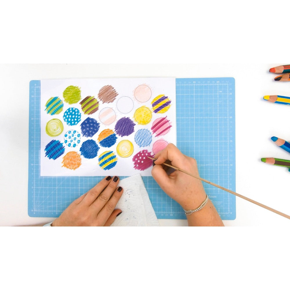 Creioane colorate Stabilo woody 3 in 1 duo, 10 mm, 10 bucati / set, ascutitoare, etui carton