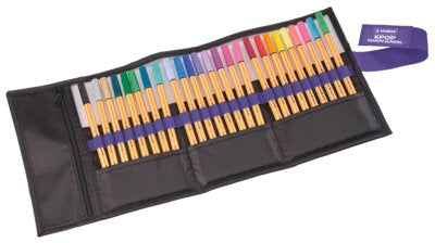 Fineliner Stabilo Point 88 K-Pop Demon Hunters, 0.4 mm, 25 bucati / rollerset