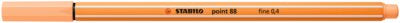 Fineliner Stabilo Point 88, 0.4 mm, portocaliu pastelat