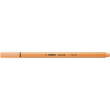 Fineliner Stabilo Point 88, 0.4 mm, portocaliu pastelat