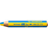 Creioane colorate Stabilo woody 3 in 1 duo, 10 mm, 6 bucati / set, ascutitoare, etui carton