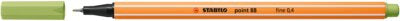 Fineliner Stabilo Point 88, 0.4 mm, verde fistic
