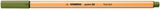 Fineliner Stabilo Point 88, 0.4 mm, verde muschi de padure