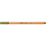 Fineliner Stabilo Point 88, 0.4 mm, verde noroios