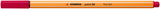 Fineliner Stabilo Point 88, 0.4 mm, 45 culori / set, suport pahar metalica
