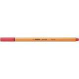 Fineliner Stabilo Point 88, 0.4 mm, rosu rugina