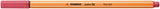 Fineliner Stabilo Point 88, 0.4 mm, roz capsuna