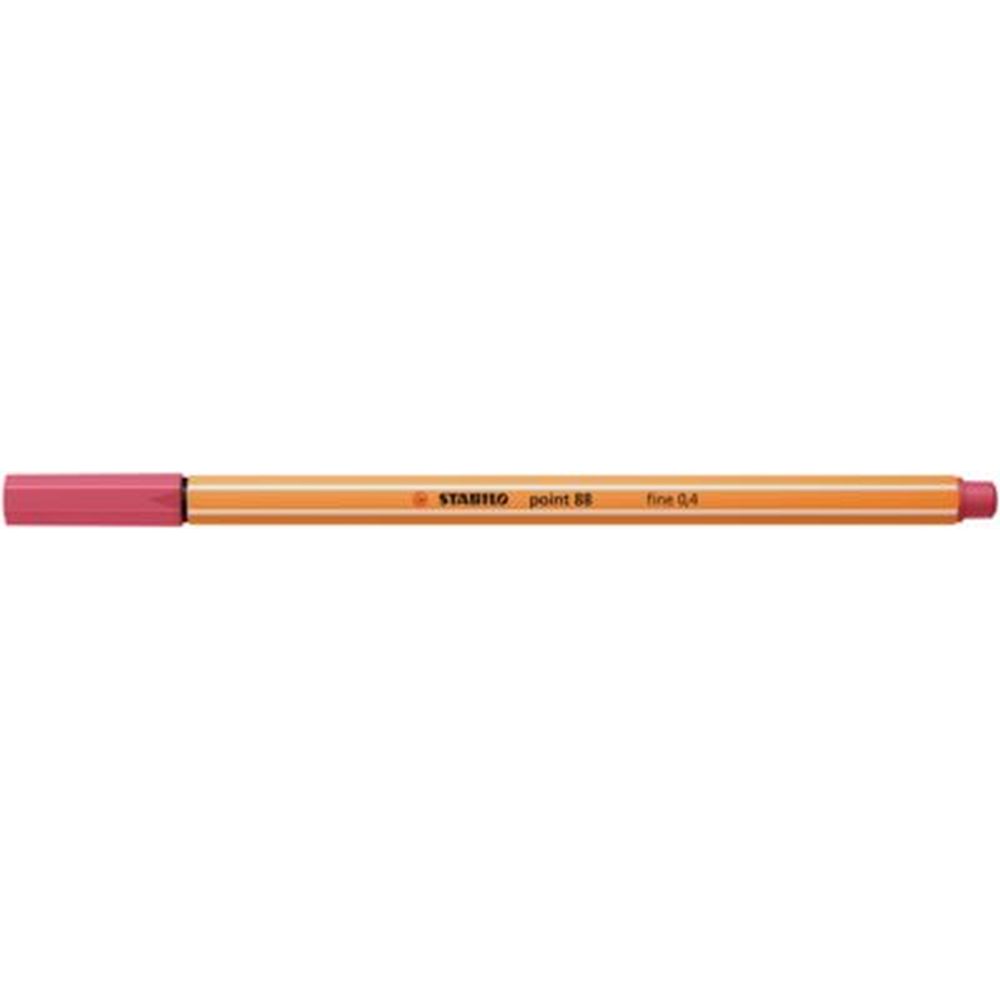 Fineliner Stabilo Point 88, 0.4 mm, roz capsuna