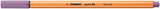 Fineliner Stabilo Point 88, 0.4 mm, gri violet