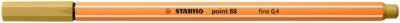 Fineliner Stabilo Point 88, 0.4 mm, verde kaki