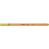 Fineliner Stabilo Point 88, 0.4 mm, galben mustar