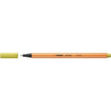 Fineliner Stabilo Point 88, 0.4 mm, galben mustar