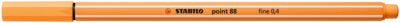 Fineliner Stabilo Point 88, 0.4 mm, portocaliu papaya