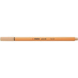 Fineliner Stabilo Point 88, 0.4 mm, maro deschis beige