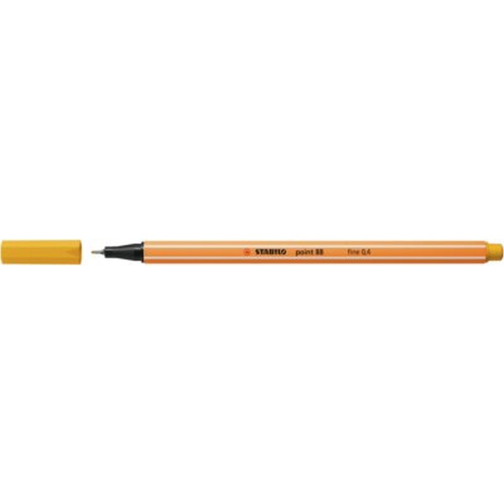 Fineliner Stabilo Point 88, 0.4 mm, maro curry