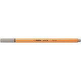 Fineliner Stabilo Point 88, 0.4 mm, gri warm grey