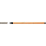 Fineliner Stabilo Point 88, 0.4 mm, gri warm grey