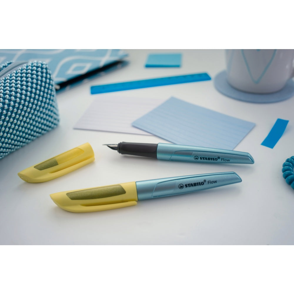 Stilou Stabilo Flow Cosmetic, M, 0.5 mm, citrus chill, 1 rezerva, blister