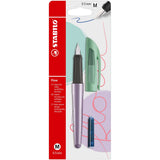 Stilou Stabilo Flow Cosmetic, M, 0.5 mm, fresh lavender, 1 rezerva, blister