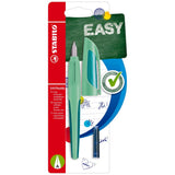 Stilou Stabilo EASYbuddy Pastel, A, pentru stangaci, hint of mint, 1 rezerva, blister