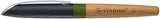Stilou Stabilo EASYbirdy Grow, M, moos green / oak, materiale eco, 1 rezerva, blister
