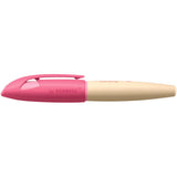 Stilou Stabilo EASYbirdy Timber, A, pentru dreptaci, pink, 1 rezerva, corp din lemn, blister