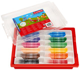 Carioca Stabilo Power Max, 3 mm, 12 culori , 96 bucati / set, cutie plastic