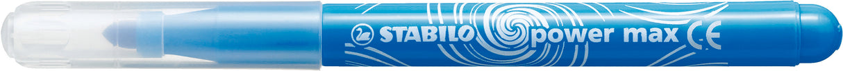 Carioca Stabilo Power Max, 3 mm, 12 culori , 96 bucati / set, cutie plastic