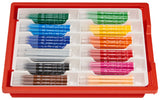 Carioca Stabilo Trio A - Z, 0.7 mm, 12 culori , 144 bucati / set, cutie plastic
