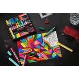 Carioca Stabilo Pen 68 Max, 1-5 mm, 12 culori / set, cutie carton Arty